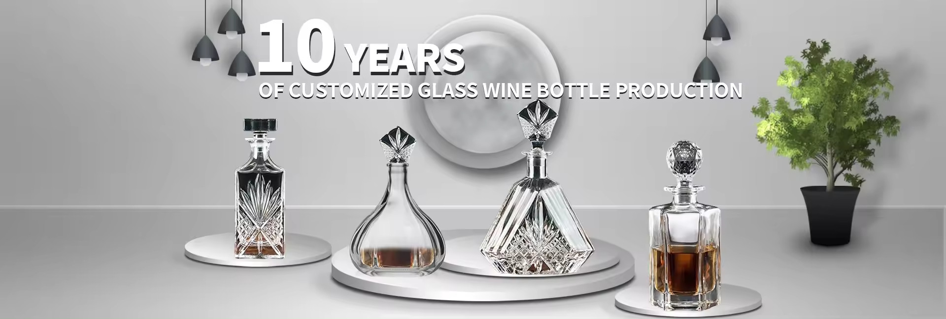 qualité Bouteille en verre de vodka usine