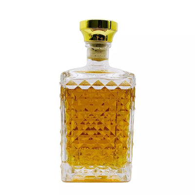 quality Matériau du corps Bouteille en verre pour le gin de haute qualité Vodka Whisky Design unique factory